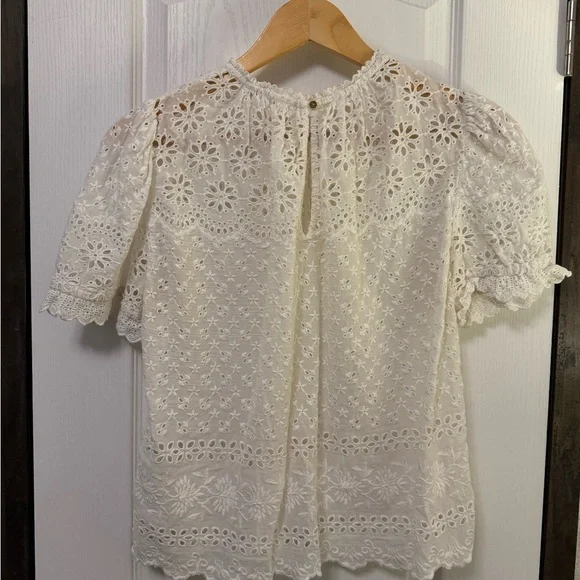 Ulla Johnson White Lace Blouse - Picture 2 of 5